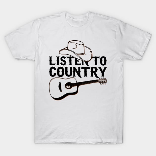 Listen to Country T-Shirt by giovanniiiii